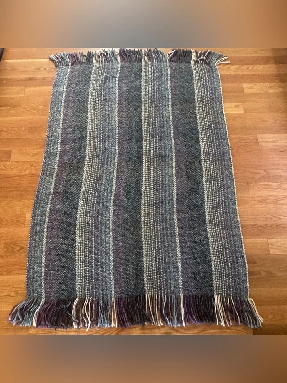 Bedford Collections Dover Thistle Woven Throw Blanket 47x70 Fringed USA